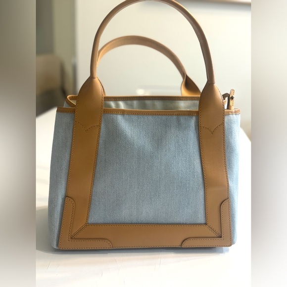 Balenciaga Blue and Tan Tote with Structured Design - Picture 2 of 7